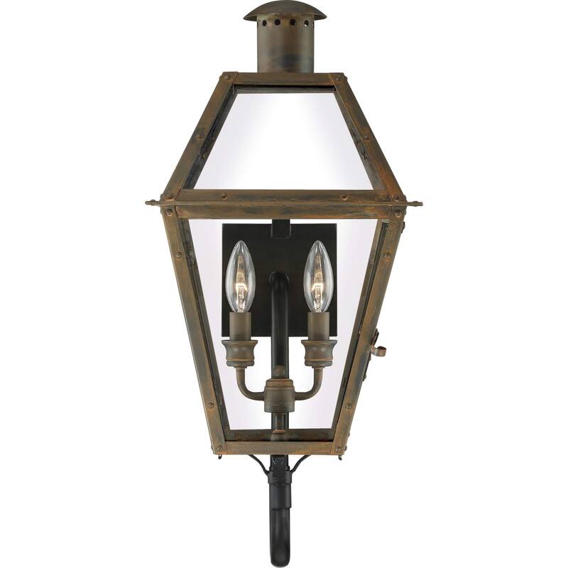 Roseto Llano 2 Light 24" Tall Outdoor Wall Sconce