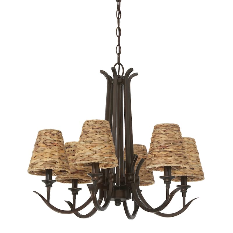 Craftmade 58326 Kokomo 6 Light 24" Wide Chandelier - Aged Brushed Bronze