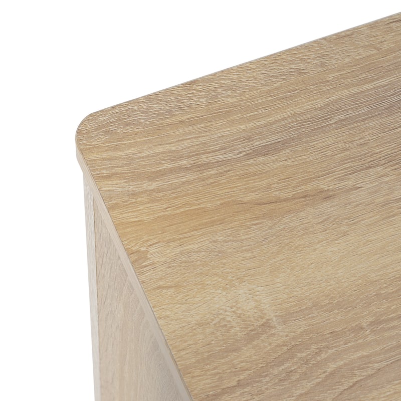 Functional 4-Door TV Stand with 2 Storage Spaces and Adjustable Shelves