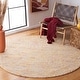 preview thumbnail 31 of 54, SAFAVIEH Handmade Vermont Radovinka Wool Rug 6' Round - Ivory/Gold - Round