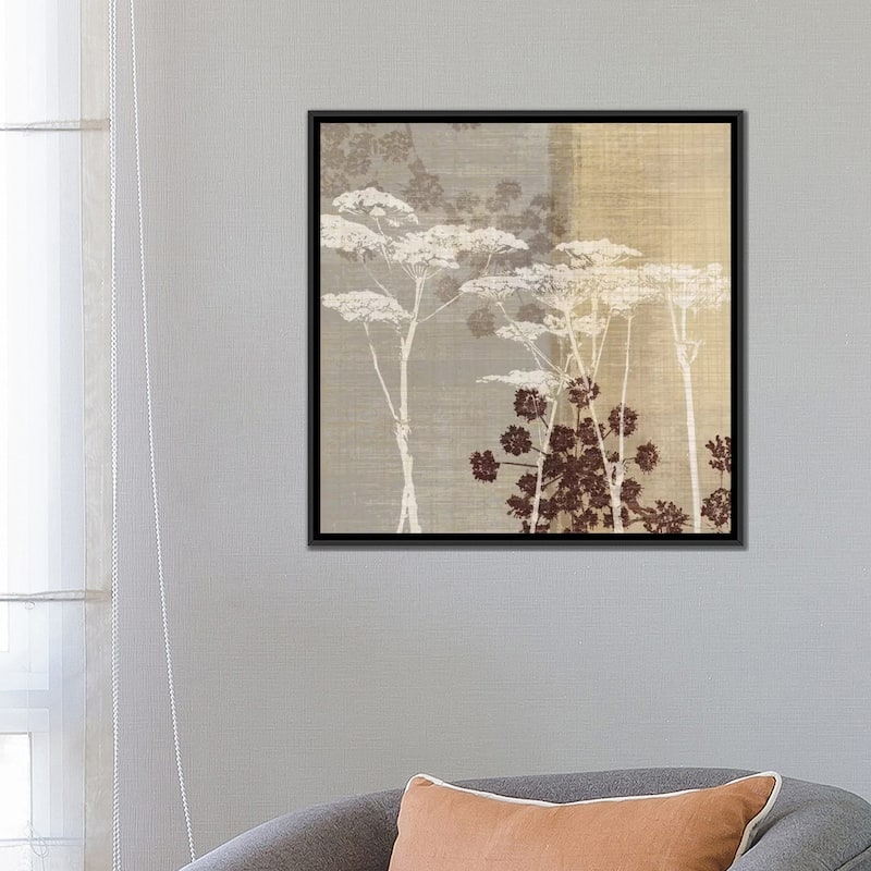 iCanvas "Lace I" by Tandi Venter Framed