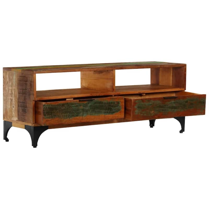 vidaXL TV Stand 46.5"x13.8"x17.7" Solid Wood Reclaimed