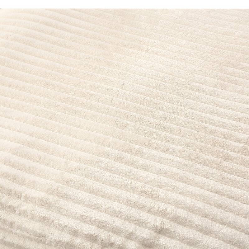 Corduroy Upholstered Lounge Chair with Storage Ottoman, Modern Leisure Sofa Chair, Chaise Reading Chair for Living Room, Bedroom