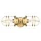 preview thumbnail 5 of 7, Golden Lighting Seaport 2 Light 17" Tall Bathroom Sconce