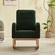 preview thumbnail 67 of 75, Upholstered Rocking Chair Nursery Chair with High Back and Side Pocket