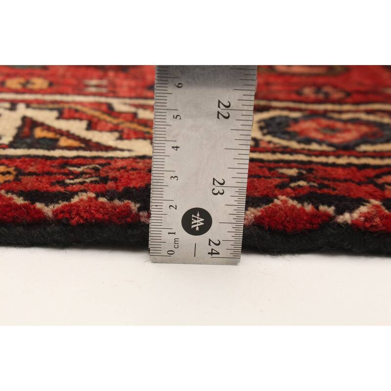 ECARPETGALLERY Hand-knotted Andelz Navy Wool Rug - 3'7 x 9'5