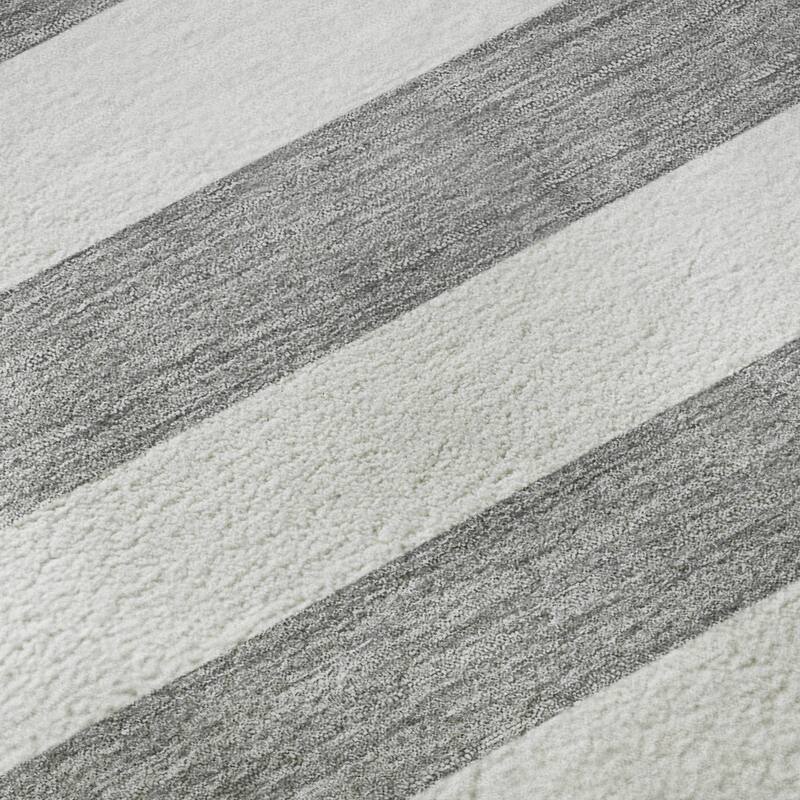 Premium Washable Super Soft Cabana Stripe Mayfield Rug