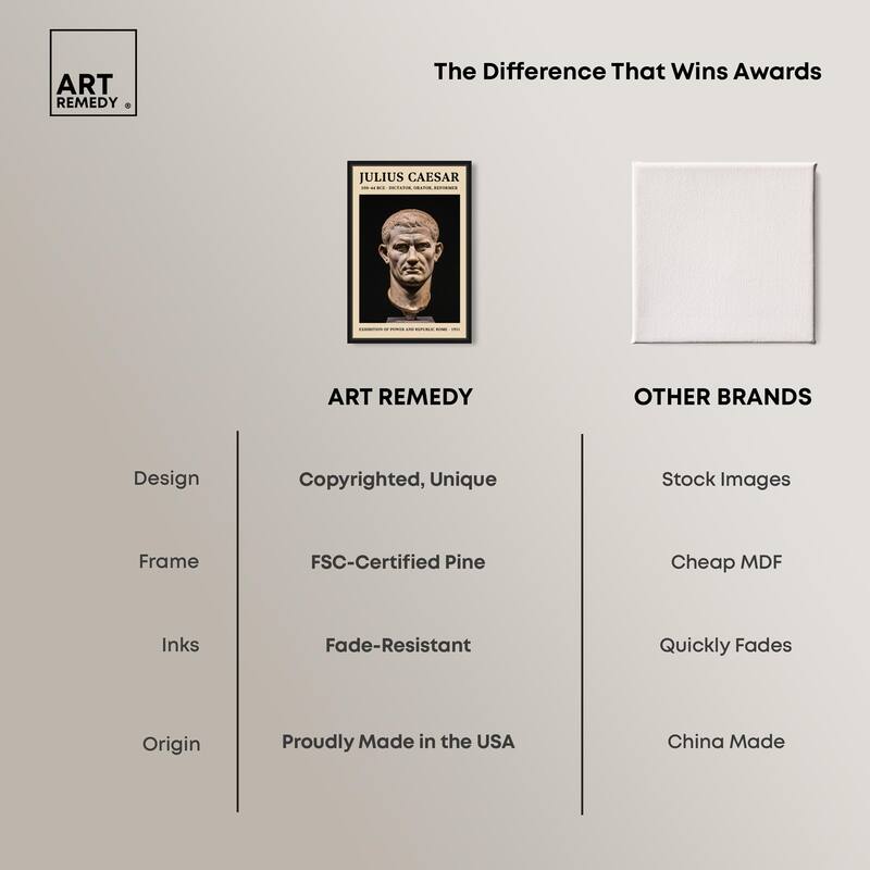 Roman Leader Canvas by Art Remedy