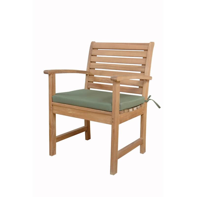 Victoria Teak Outdoor Dining Chair - N/A