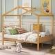 preview thumbnail 1 of 72, Twin Solid Wood Loft Bed with Slide and Multifunctional Design Full - Natural