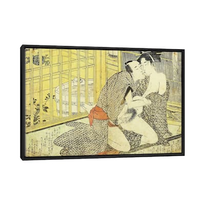 iCanvas "Bathhouse Sessions 2" by Unknown Artist Framed Canvas Print
