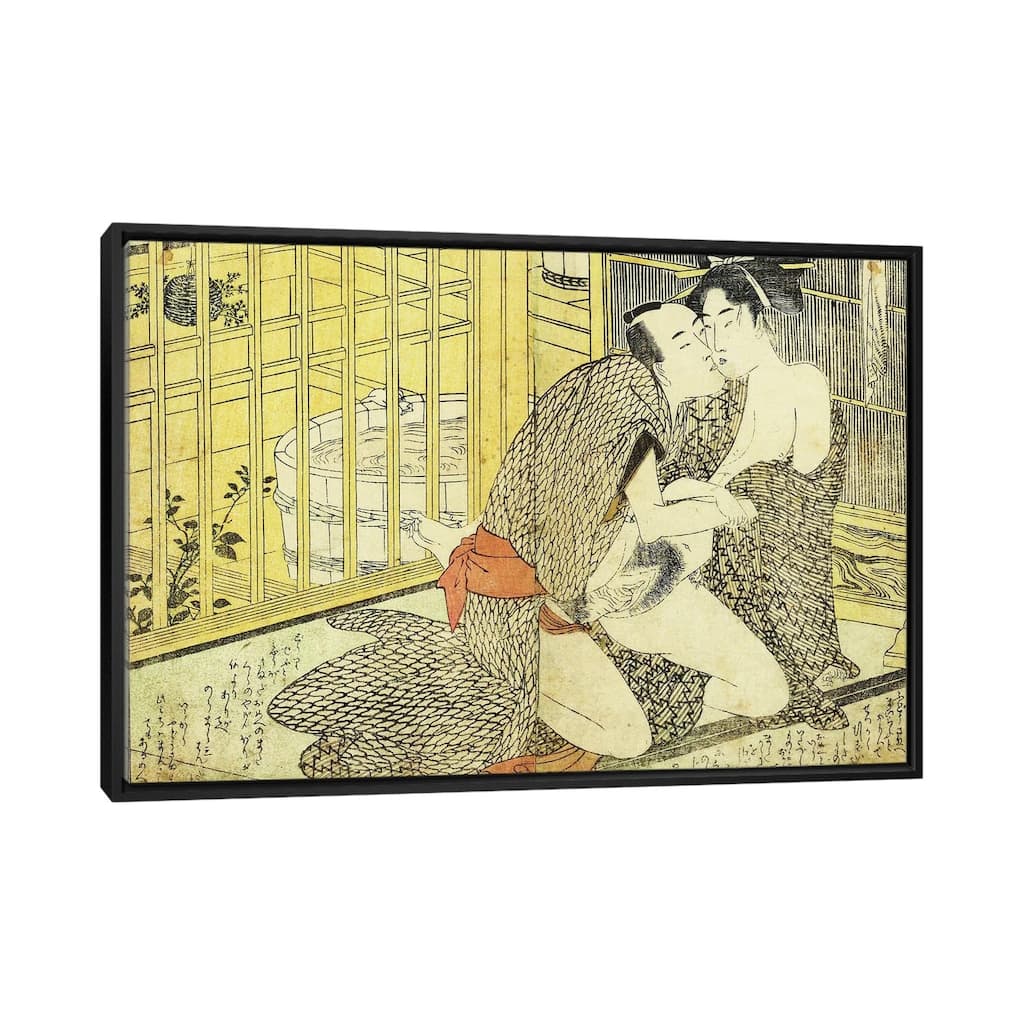 iCanvas "Bathhouse Sessions 2" by Unknown Artist Framed Canvas Print