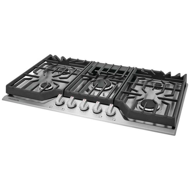 Frigidaire FCCG3627A 36" Wide 5 Burner Gas Cooktop with Quick Boil