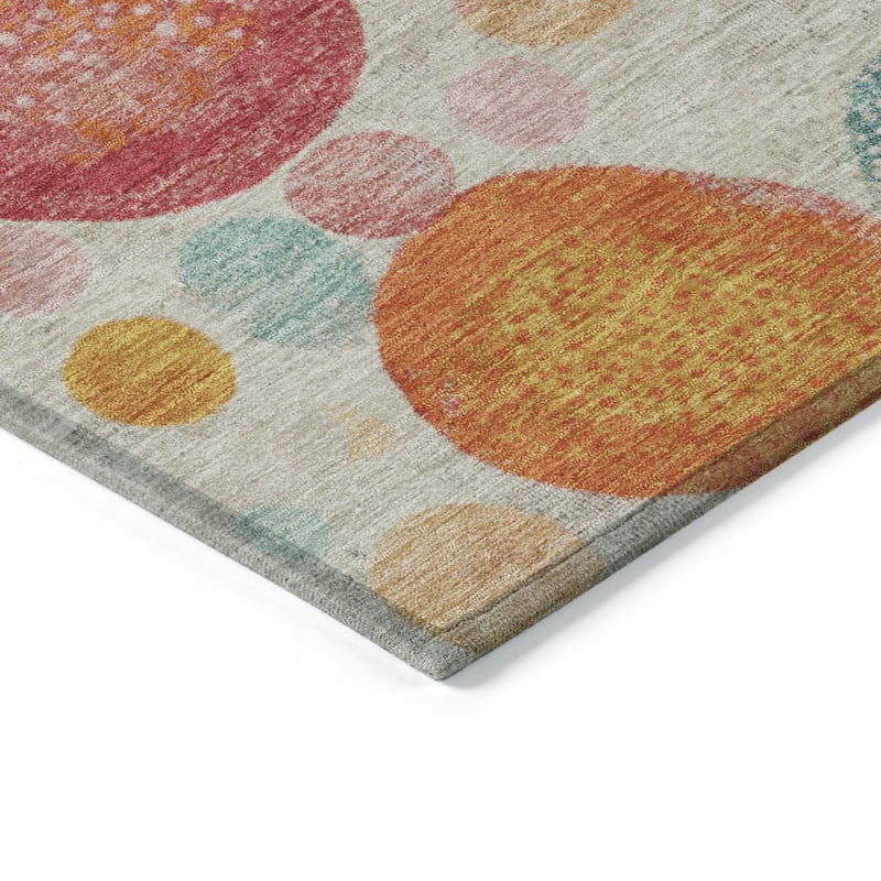 HomeRoots Geometric Transitional Rectangle Outdoor Rug