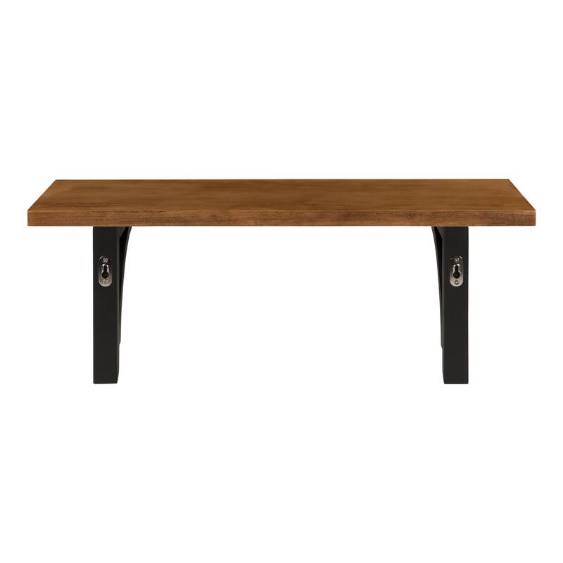 Kate and Laurel Corblynd Traditional Wood Wall Shelf