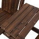 preview thumbnail 8 of 16, Outsunny Wood Adirondack Patio Bench Chair