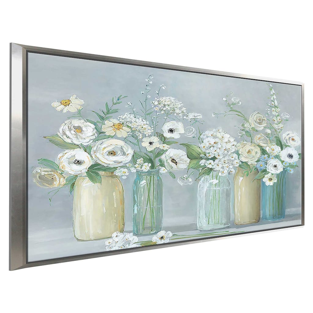 "Blooming Meadow Beauties" Print on Floating Canvas