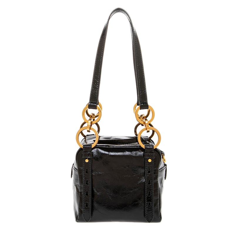 Prada Dangle Mini Leather Tote