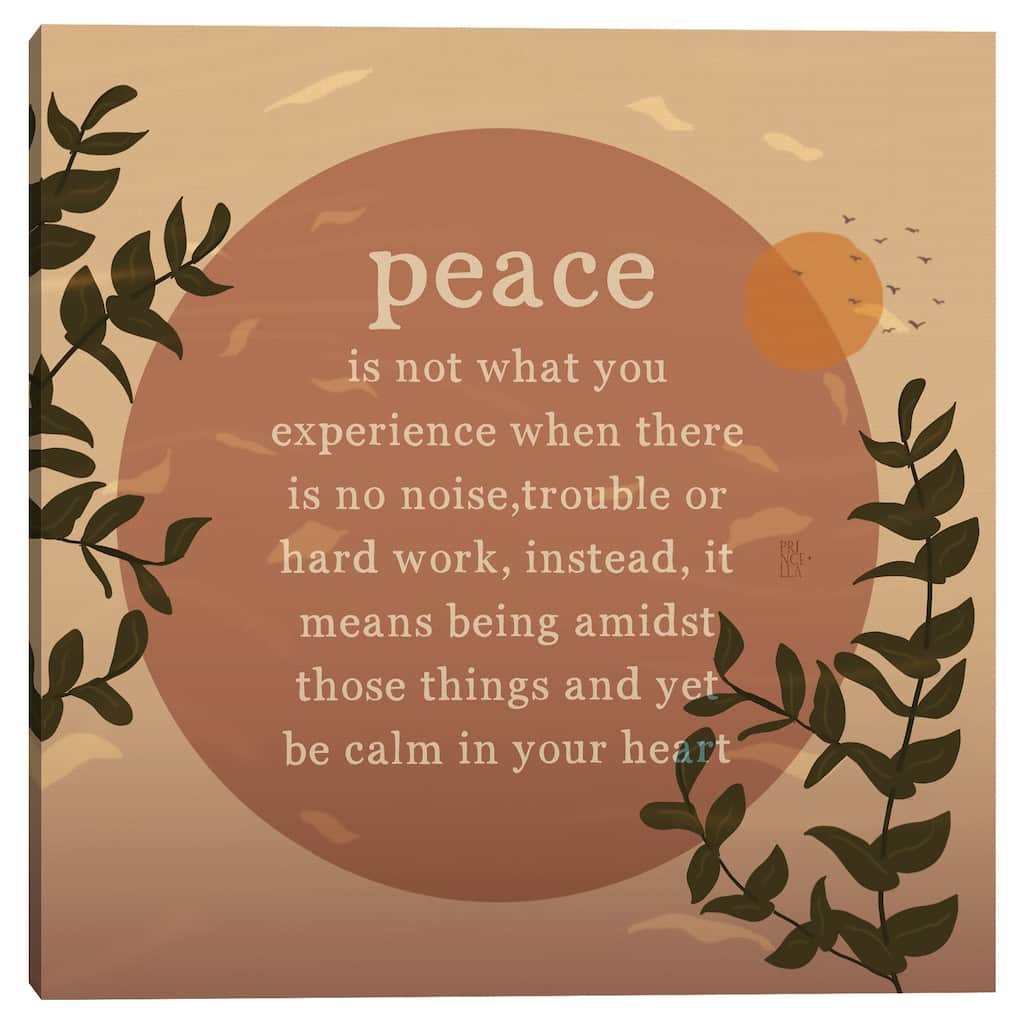 Inner Peace I by Princella Canvas Art Print