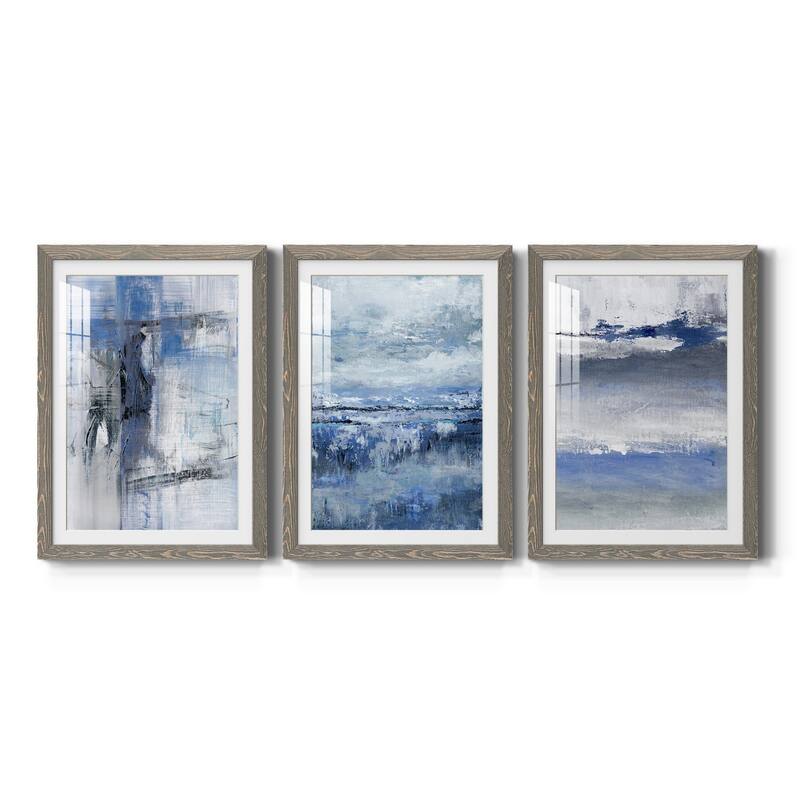Soft Solace Indigo-Premium Framed Print - Ready to Hang - 17X20