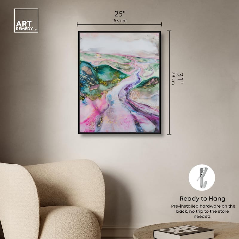 Noir Pulse II Canvas by Art Remedy