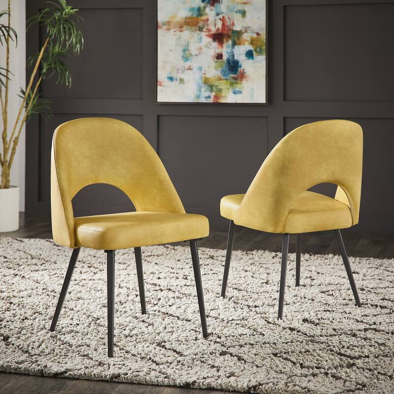 Presley Upholstered Dining Chairs (Set of 2) by iNSPIRE Q Modern