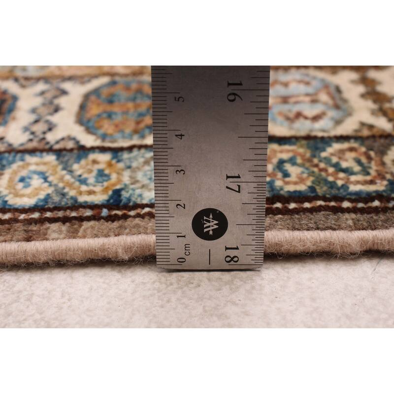 ECARPETGALLERY Hand-knotted Aryana Taupe Wool Rug - 2'8 x 8'3