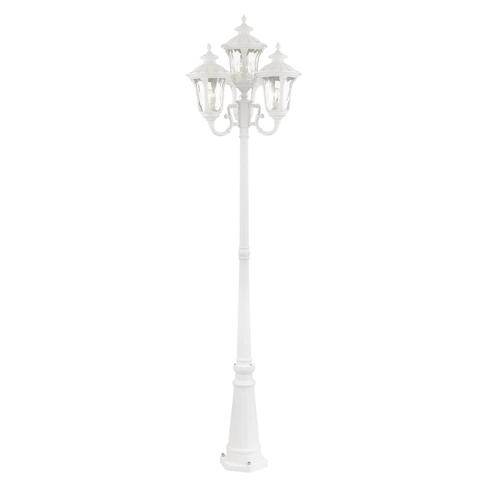 Livex Lighting Oxford 4 Light 93" Tall Outdoor Multi Head Post Light