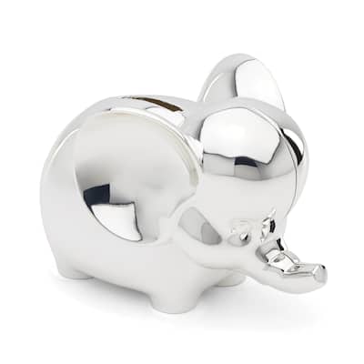 Reed And Barton Elephant Coin Bank - N/A