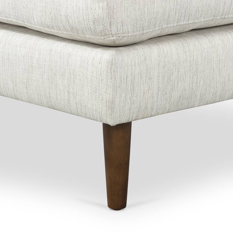 Poly & Bark Napa Velvet Fabric Ottoman