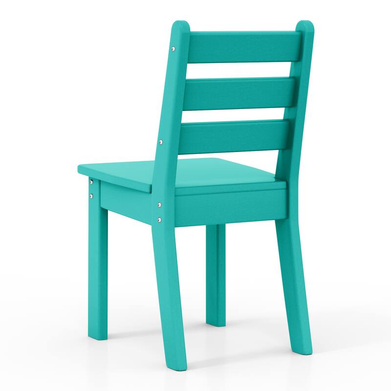 Polytrends Garden Party Kids Outdoor Dining Chair (Set of 2)