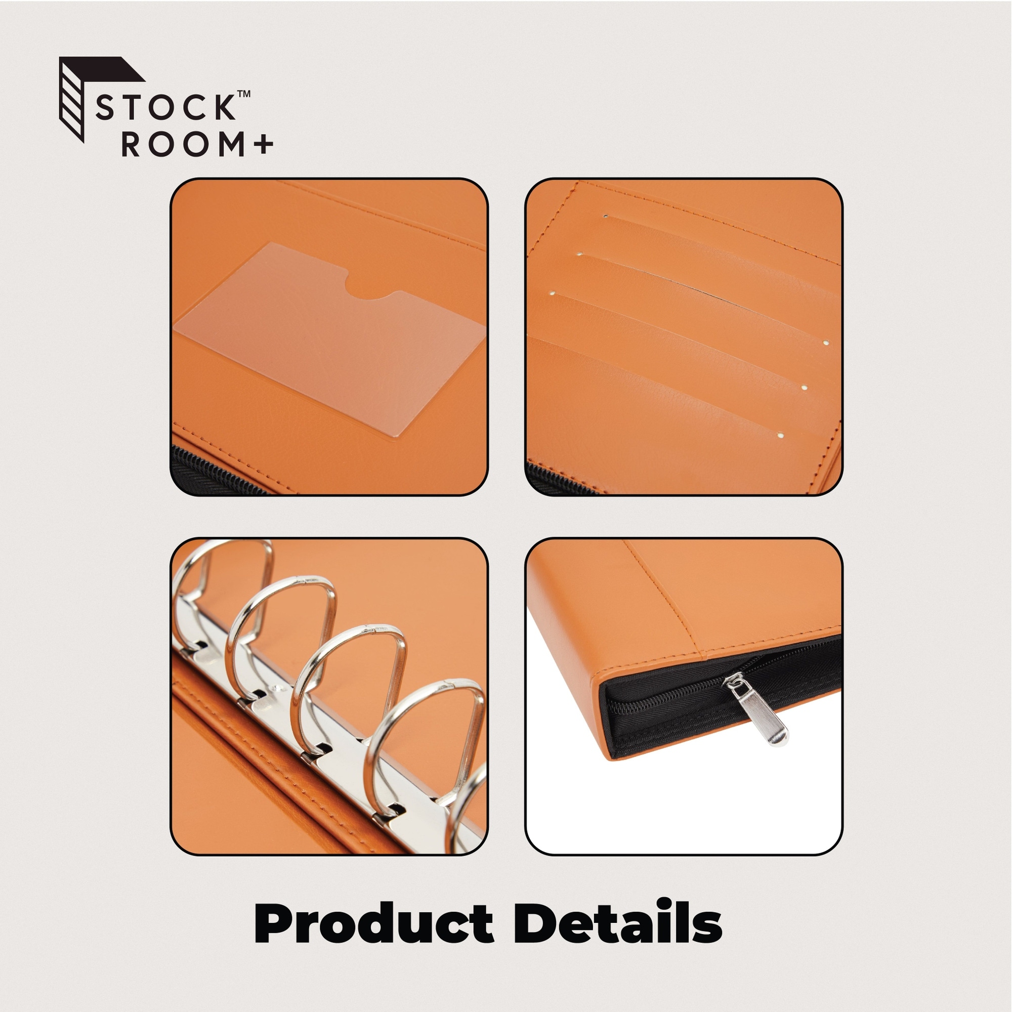 Business Check Binder 7 Ring for Checkbooks, Brown Faux Leather (15 x 10.7  x 2 In) - On Sale - Overstock - 35974780