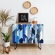 preview thumbnail 9 of 12, Carson Carrington Hjaelmared Modern/Contemporary Blue Credenza