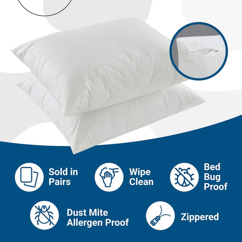 Bedbug Proof, Dust Mite Allergen Proof, Waterproof, Heavy Duty Vinyl