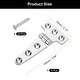preview thumbnail 8 of 6, Heavy Duty t Hinges, Marine Grade t Hinge Stainless Steel Boat Hinges Cast Strap Hinge with Screws for Boat Hatch - 4" x 2" 4 Pcs