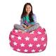 Option Canvas White Stars on Pink