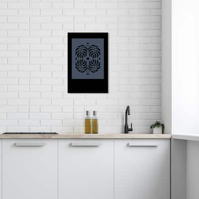 Wynwood Studio Canvas Floral and Botanical Abstract Private Collection Black Modern & Contemporary Wall Art Canvas Print