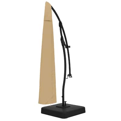 Classic Accessories Terrazzo Water-Resistant 13 Foot Offset Patio Umbrella Canopy Cover