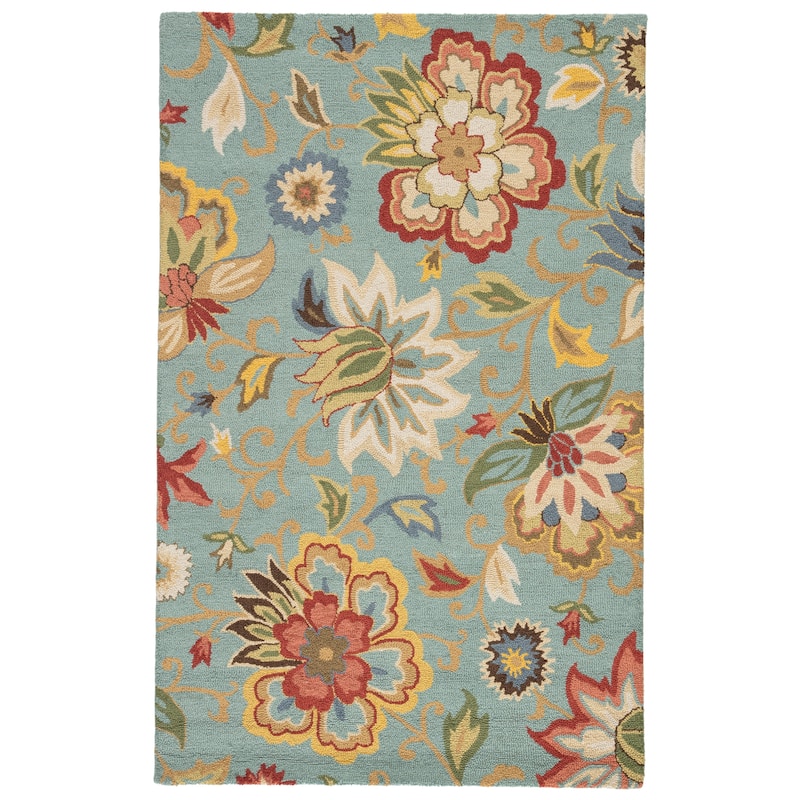 Zamora Handmade Floral Area Rug
