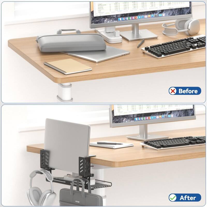 3-in-1 Laptop Stand Holder Storage - 16.26 x 6.81 x 2.52 inches
