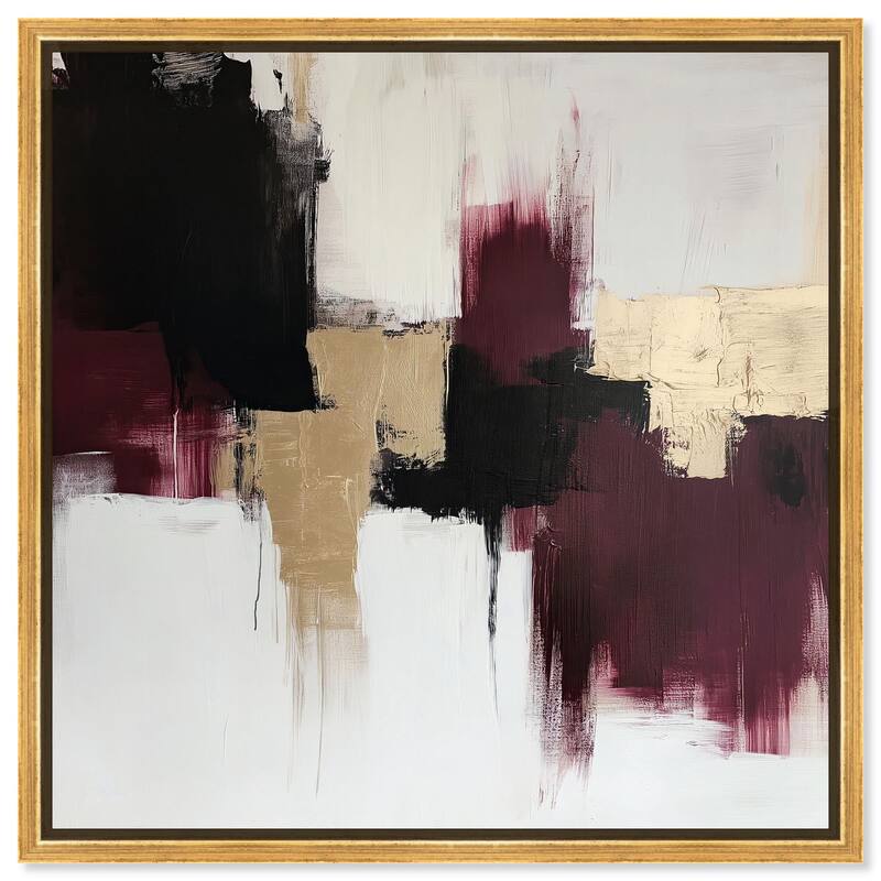 Golden Dusk III Canvas by Art Remedy - Gold - 30" x 30"