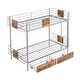 preview thumbnail 8 of 20, Industrial Modern Space-saving Twin XL over Twin XL Metal Bunk Bed with MDF Board Guardrail and Two Storage Drawers, Silver