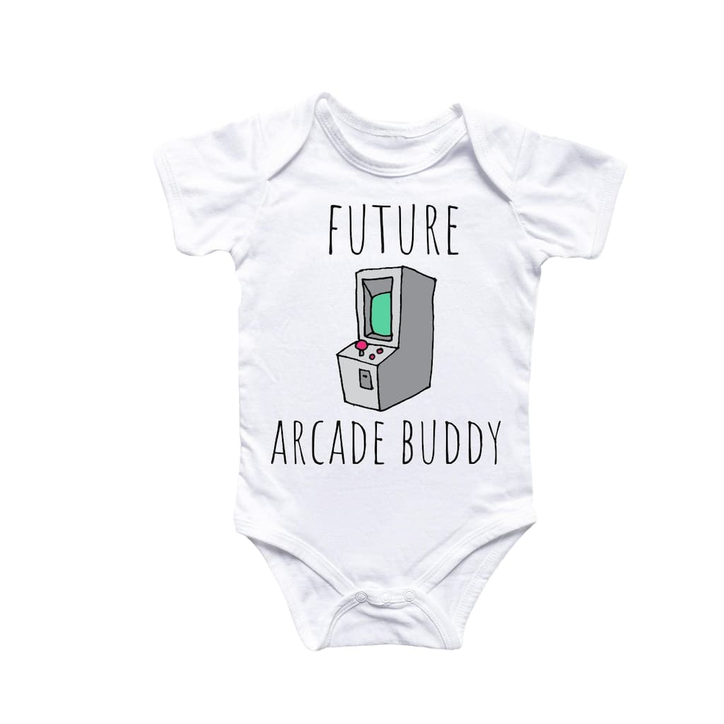 Arcade Video Games - Baby Boy Girl Clothes Infant Bodysuit Funny Cute Newborn