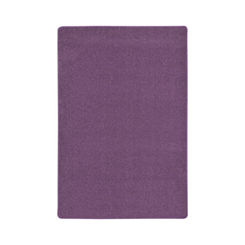 4'x6' area rug in Purple - durable soft decorative rug for home, living room & bedroom - 6' x 7'