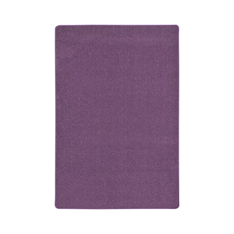 6'x9' area rug in Purple - durable soft decorative rug for home, living room & bedroom - 6' x 7'
