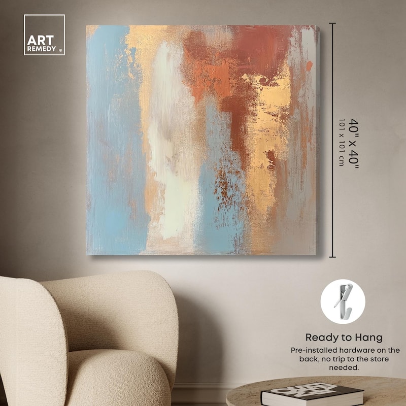 Coastal Rust II Canvas by Art Remedy, Gallery Wrapped