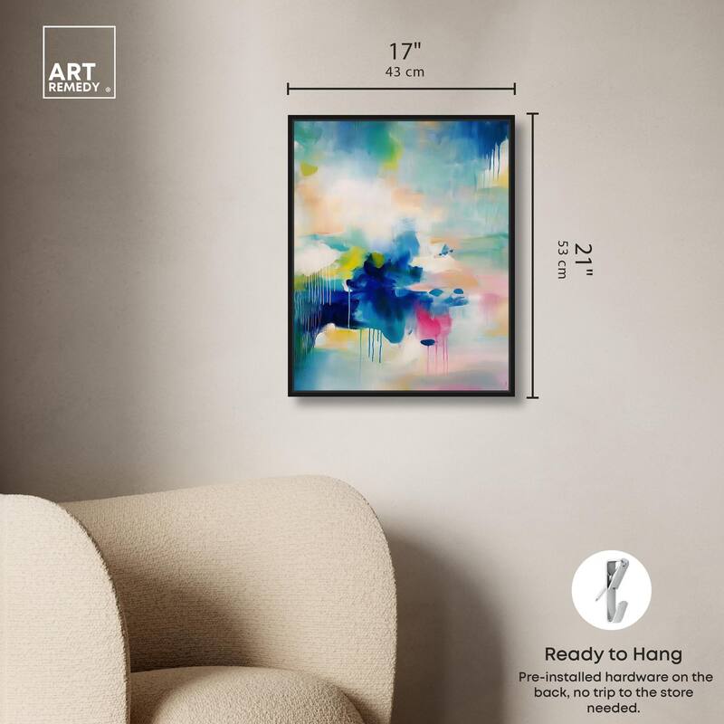 Prismatic Weeps Color II Canvas by Art Remedy