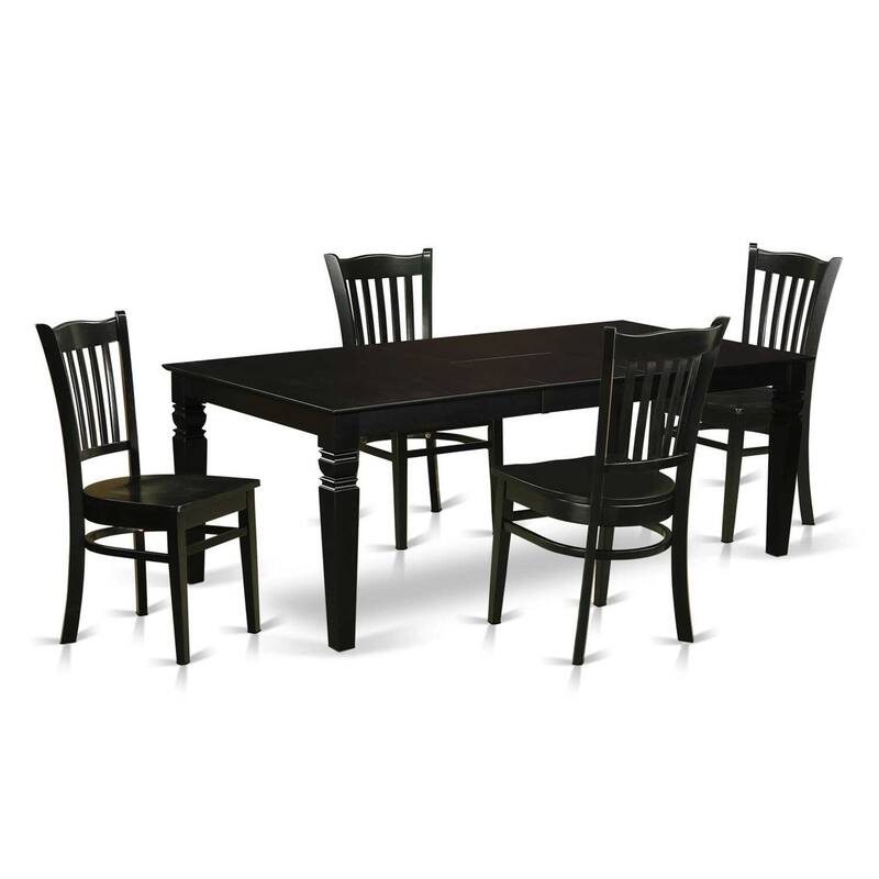 Dining Room Table Set - 9 Piece Kitchen Table with Chairs - Modern Flair Design