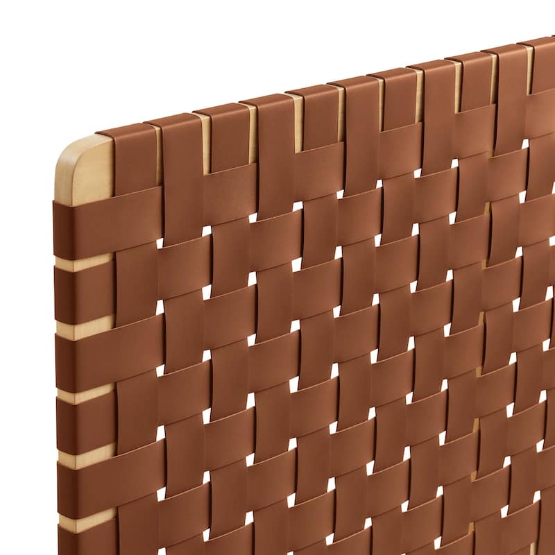 Sparta Twin/Full/Queen/King Vegan Leather Weave Headboard