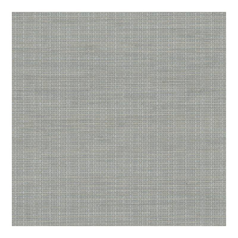 Chesapeake Kent Grey Grasscloth Wallpaper - 20.5 x 396 x 0.025